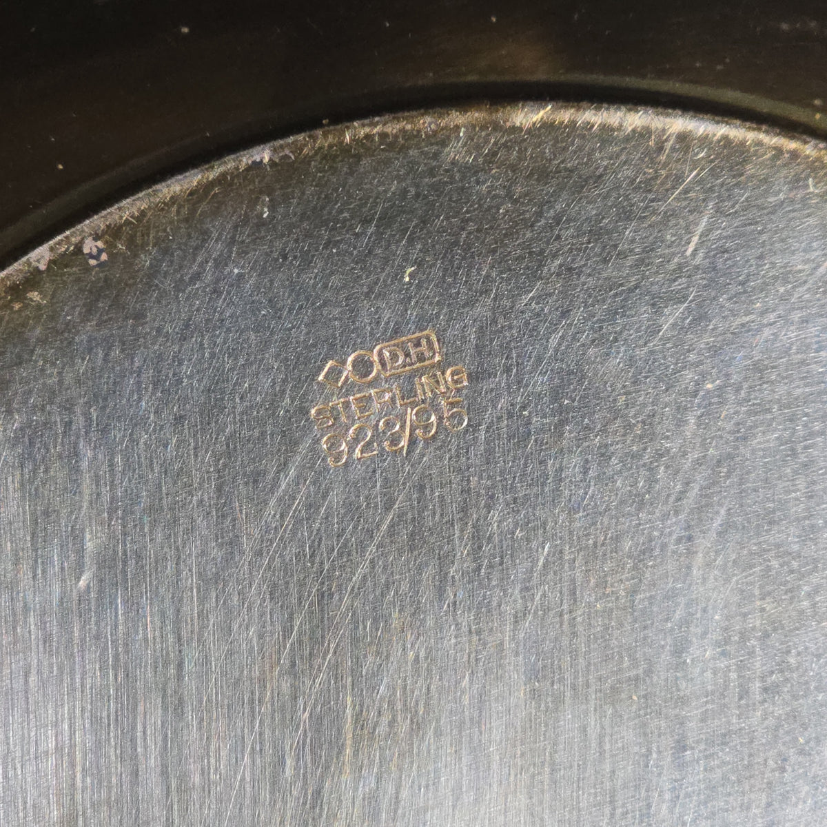 Sterling Silver Bowl with Decorated Rim, Manufactured by Dominick & Haff, New York, No. 923/95
