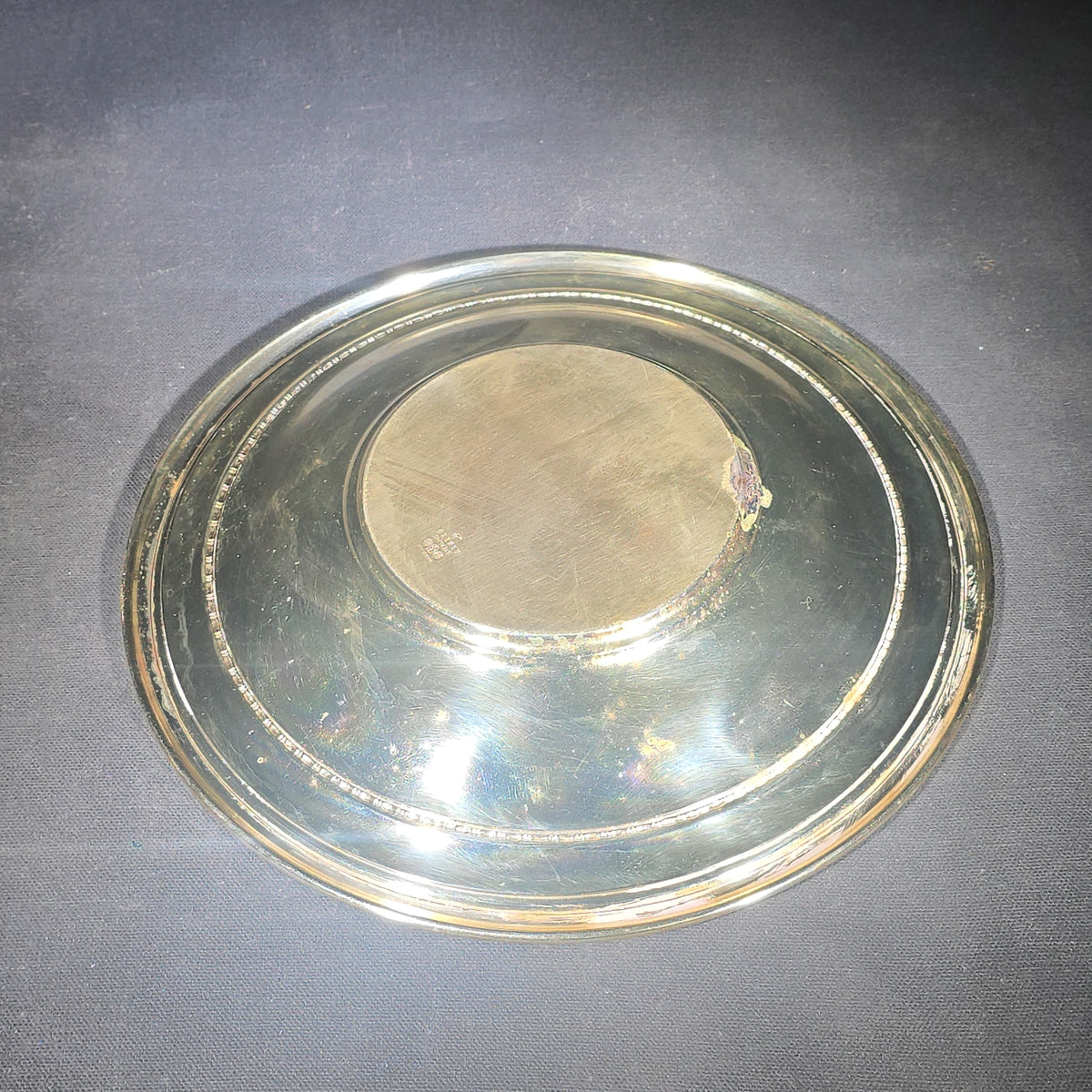 Sterling Silver Monogrammed Bowl, Manufactured by Gorham, Pattern A12119