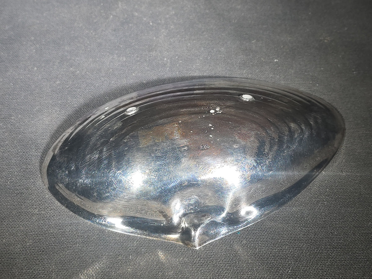 Vintage Silver-Plated Clam Shell Dish