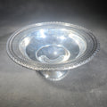 Lot 031 - Sterling Silver Pedestal Compote with Pierced Rim, Manufactured by M. Fred Hirsch Co., Jersey City, New Jersey, Weight 104 g
