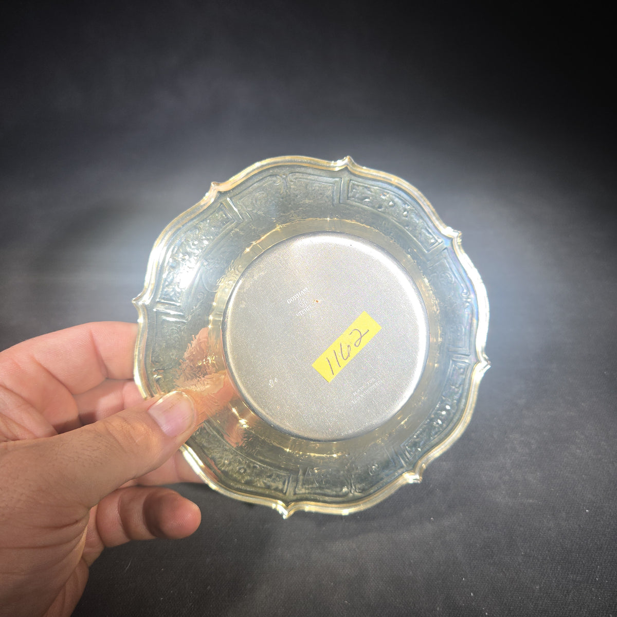 Sterling Silver Gorham Bowl with Monogram, Made for Tilden-Thurber Co., Providence, Rhode Island