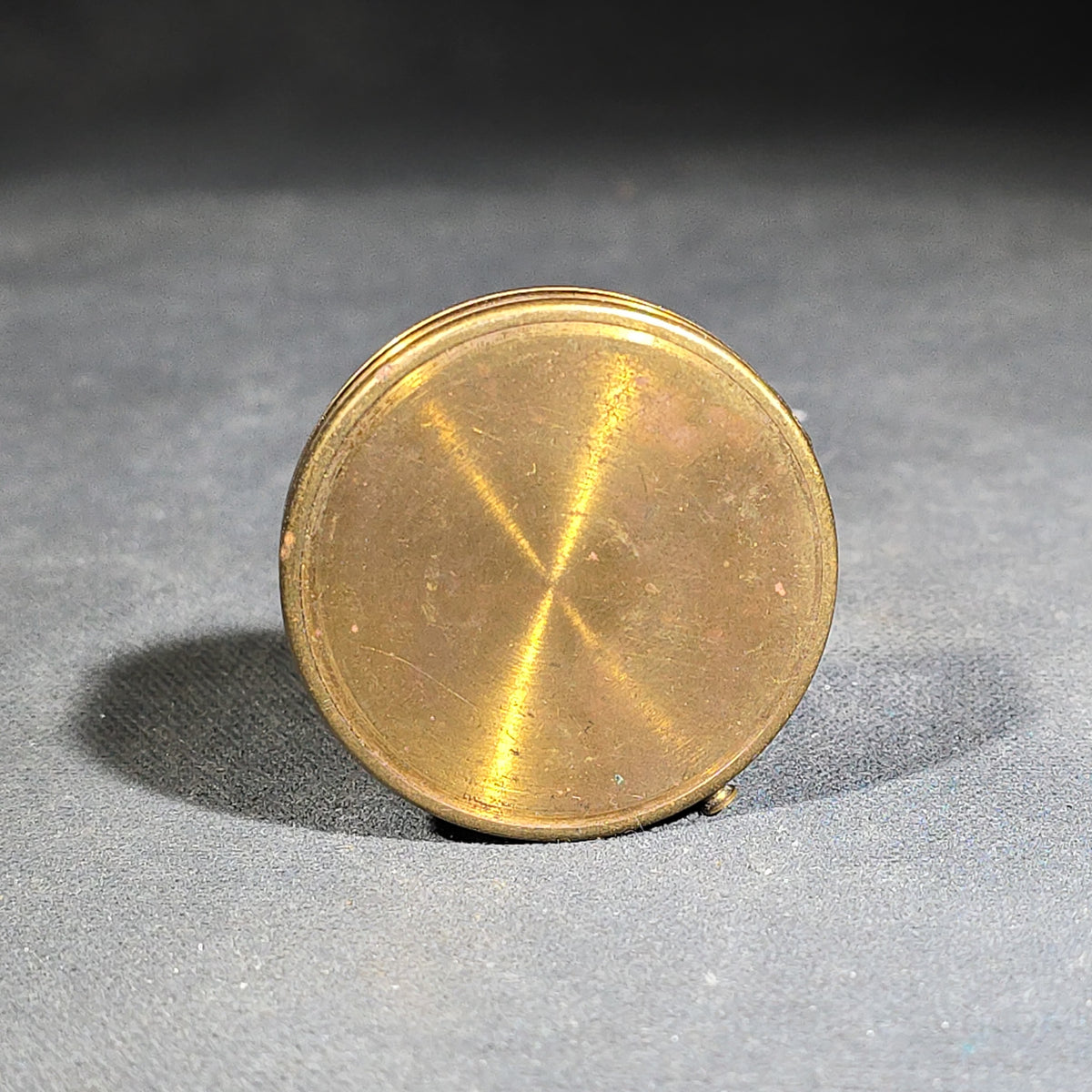 Vintage Brass Pocket Compass, Made in Germany