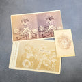 Lot 012 - Trio of Antique Funerary Floral Arrangement Photographs Including Stereoview, Carte De Visite C.D.V. with Memorial Portrait, and Cabinet Card Photographed by Worcester Photo Studio, Leominster, Massachusetts
