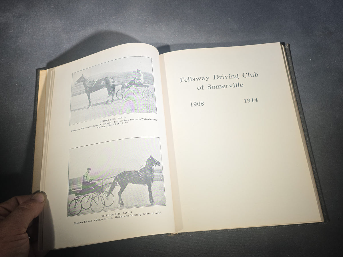 "The Driving Clubs of Greater Boston" Antique Harness Racing and Speedway Book, Edited by John W. Linnehan and Edward E. Cogswell, 1914