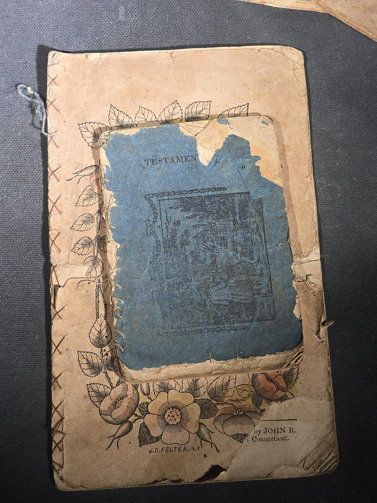 Grouping of Antique Chapbooks, Primers, and Children's Books including "Nursery Rhymes and Tales" 1826, "The Children in the Wood" 1830, "Courtship and Marriage" 1824, and "Watts Songs Against Faults" by McLoughlin Bros.