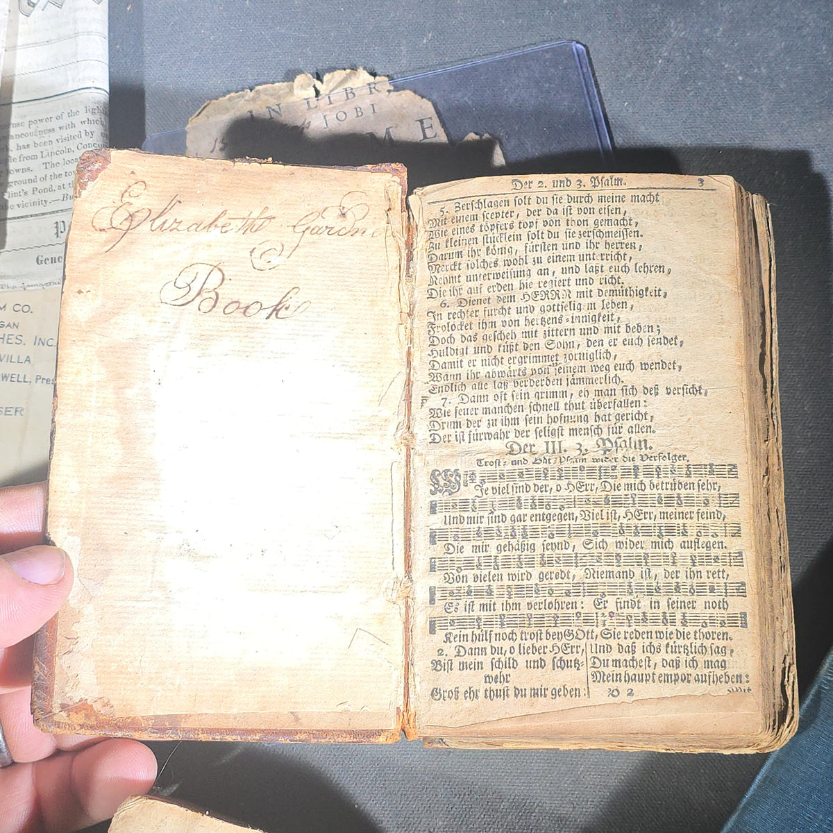 Grouping of Antique and Vintage Ephemera including "Extracts from Manual for Army Cooks" 1917, Burlington Sentinel Newspapers, Handwritten Theological Lecture Notebooks, Kiggins & Kellogg Miniature Books, and Latin Commentarius