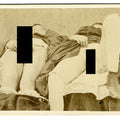 Lot 036 - Antique Risque Carte De Visite C.D.V. Photograph of a Reclining Man and Woman with Private Parts Exposed