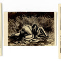 Lot 058 - Trio of Antique Illustrated Risque Carte De Visite C.D.V. Filler Cards Depicting Sex Acts Including "Sunrise" Bedroom Scene