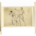 Lot 062 - Trio of Antique Illustrated Carte De Visite C.D.V. Filler Cards Depicting Figures Engaged in Sex Acts