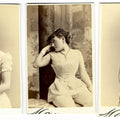 Lot 067 - Trio of Antique Carte De Visite C.D.V. Photographs of Actresses and Performers, Photographed by Mora, Broadway, New York