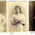 Lot 068 - Trio of Antique Carte De Visite C.D.V. Photographs of Young Women, Photographed by Mora, Broadway, New York