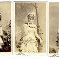 Lot 069 - Trio of Antique Carte De Visite C.D.V. Photographs of a Young Performer in Costume, Photographed by Mora, Broadway, New York