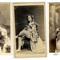 Lot 071 - Trio of Antique Carte De Visite C.D.V. Photographs of Performers and Actresses Including Two Photographed by Mora, Broadway, New York