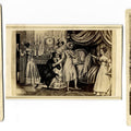 Lot 081 - Trio of Antique Carte De Visite C.D.V. Illustrated Filler Cards Depicting Risque Bedroom and Boudoir Scenes, One by G. K. Ackerman, New York