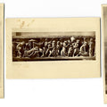 Lot 083 - Trio of Antique Carte De Visite C.D.V. Photographs of Classical Sculpture and Relief Carvings Including Faun and Shepherd, Photographed by Roberto Rive, Naples, Italy