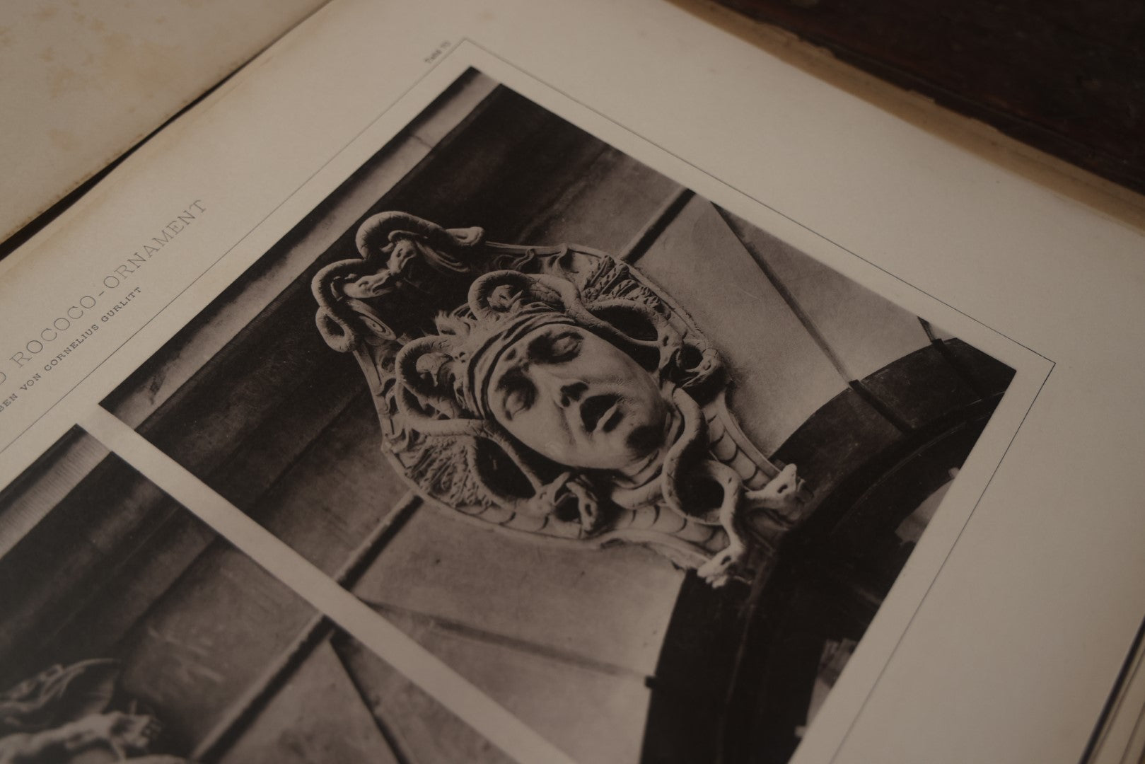 The Baroque And Rococo-Ornament Germany Antique Folio Four Volume Art Book Set, Published By Dr. Cornelius Gurlitt, 1889, Missing One Page, Otherwise Complete