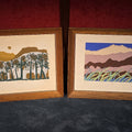 Lot 056 - Pair of Vintage Framed Silkscreen Prints, "Berkshires" And "Dunes," Signed Palmer, Note Broken Glass on "Dunes", 27-3/4" W x 21-5/8" H each