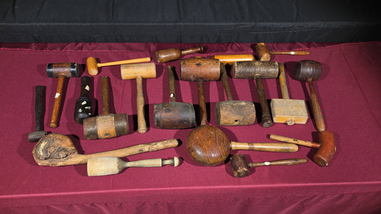 Grouping of 20 Antique and Vintage Wooden Mallets and Mashers