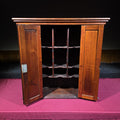 Lot 218 - Antique Two-Door Wooden Cabinet with Interior Pigeonhole Compartments, 32" L x 10" W x 30" H
