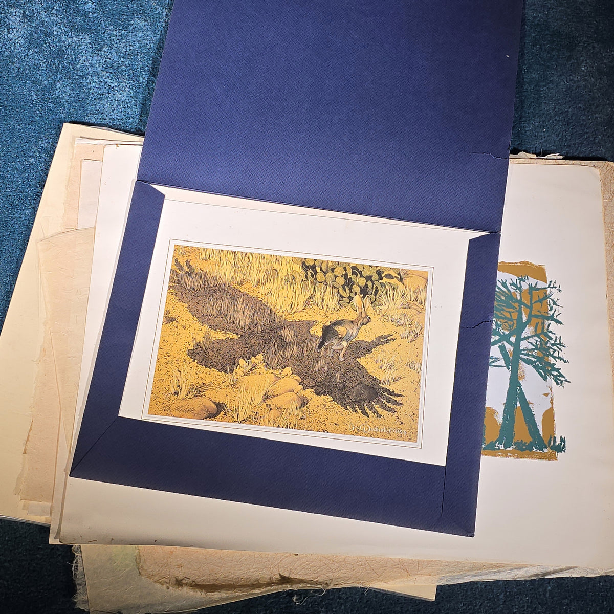 Grouping of Vintage Unframed Prints by Alice Hoyt Palmer including Artist's Proofs and Numbered Editions, with Additional Prints by Other Artists