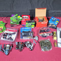Lot 080 - Grouping of Modern Fishing Reels, Line, and Tackle Including Shimano Caenan 100, Shakespeare Tidewater, Quantum, and Penn Reels