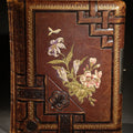 Lot 066 - Antique Victorian Family Portrait Photograph Album with Approximately 20 Cabinet Cards, 23 C.D.V.S, and Six Tintypes Including Military Portraits