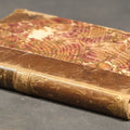 Lot 111 - "Poems of Shelley" Antique Illustrated Book by Percy Bysshe Shelley, Half-Leather Binding with Marbled Boards, Title Page Absent