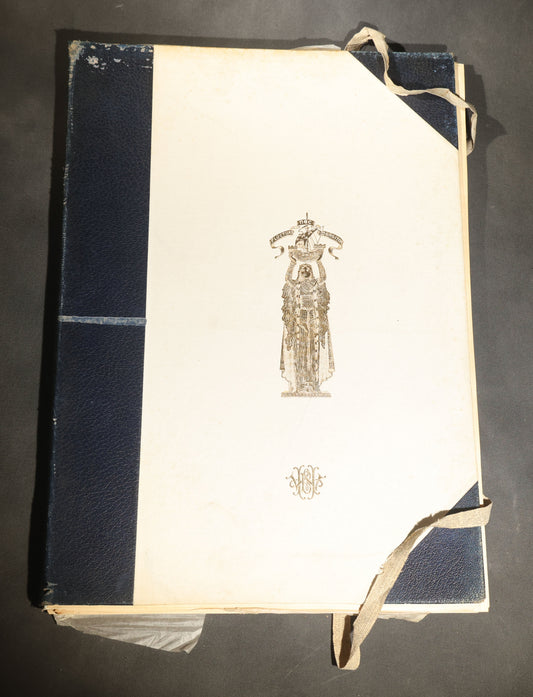 Antique "Paris" Illustrated Folio, Japan Edition, Section IV, with Color Plates, Circa 1900