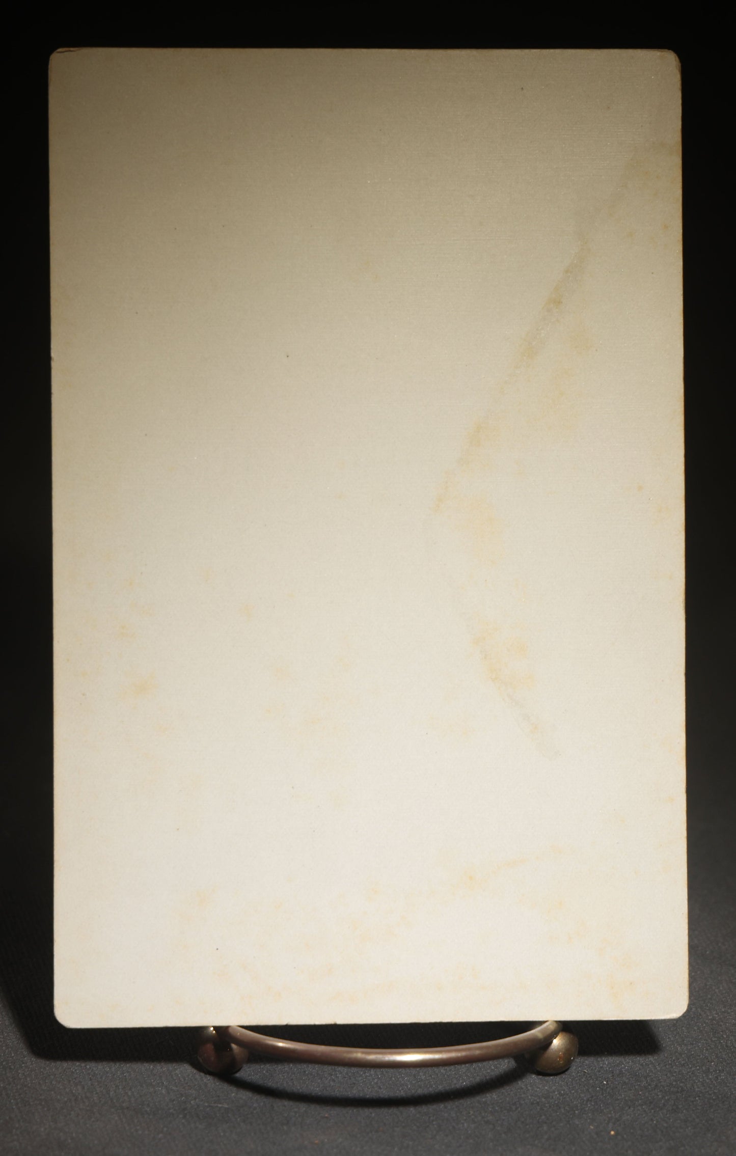 Antique Cabinet Card Photograph of a Baby in a Wash Basin, Photographed by Stiles, Westerly, Rhode Island