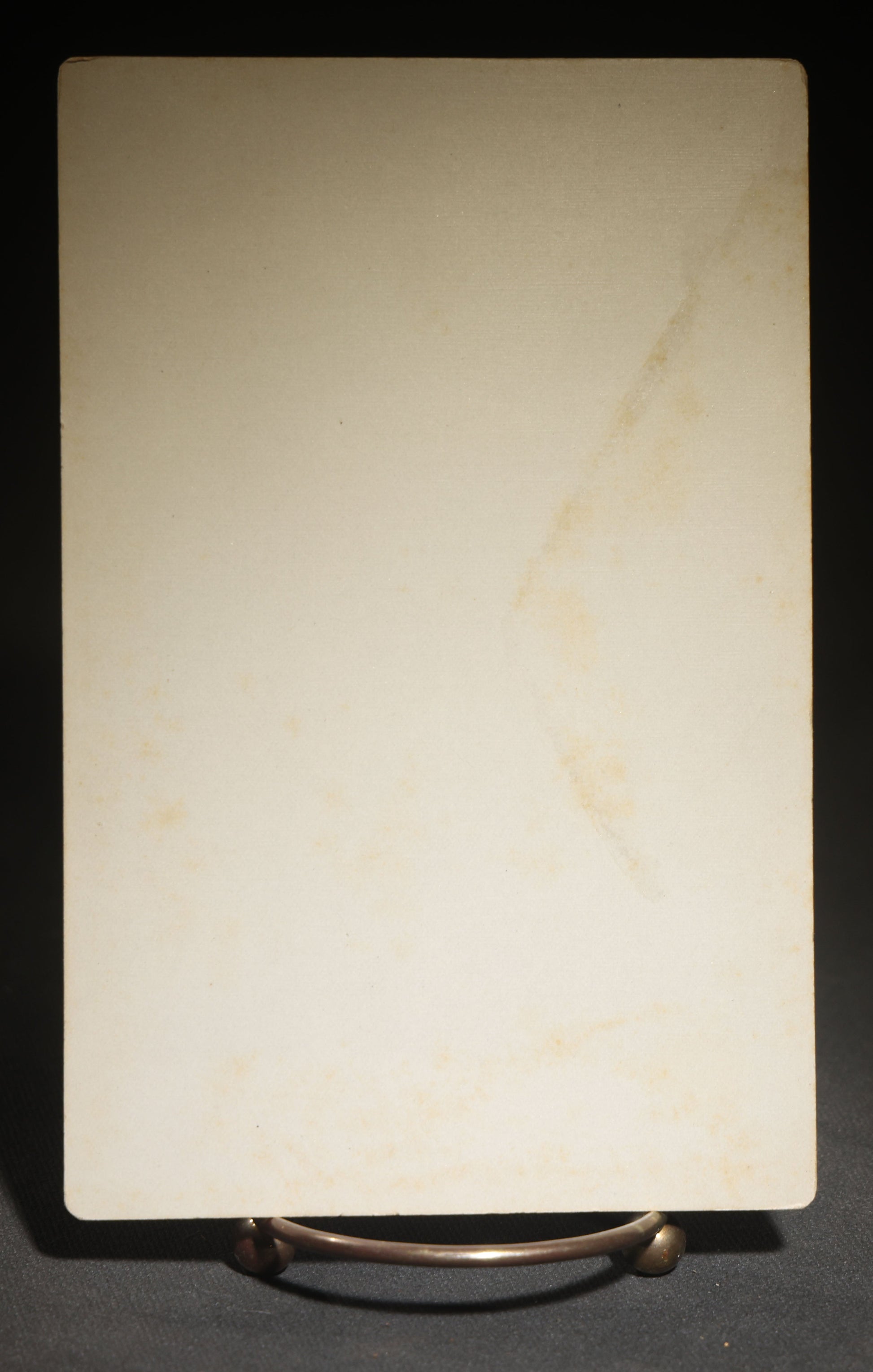 Antique Cabinet Card Photograph of a Baby in a Wash Basin, Photographed by Stiles, Westerly, Rhode Island