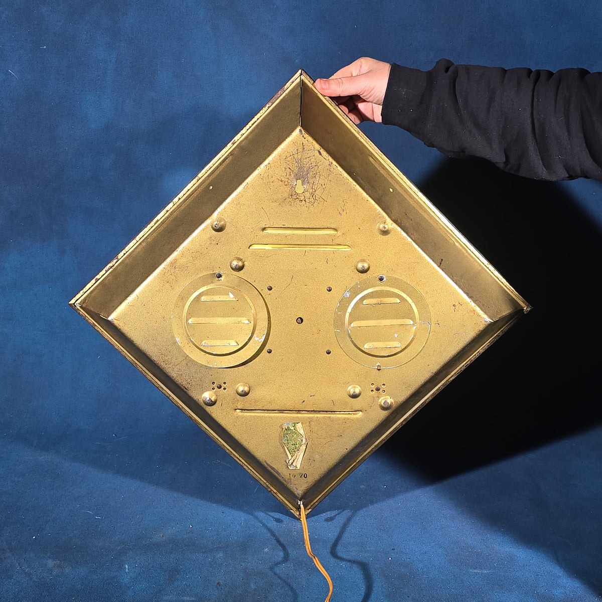 Vintage A.L.S. Automotive Leasing Systems Authorized Broker Illuminated Advertising Clock, Manufactured by Pam Clock Co. Inc., New Rochelle, New York