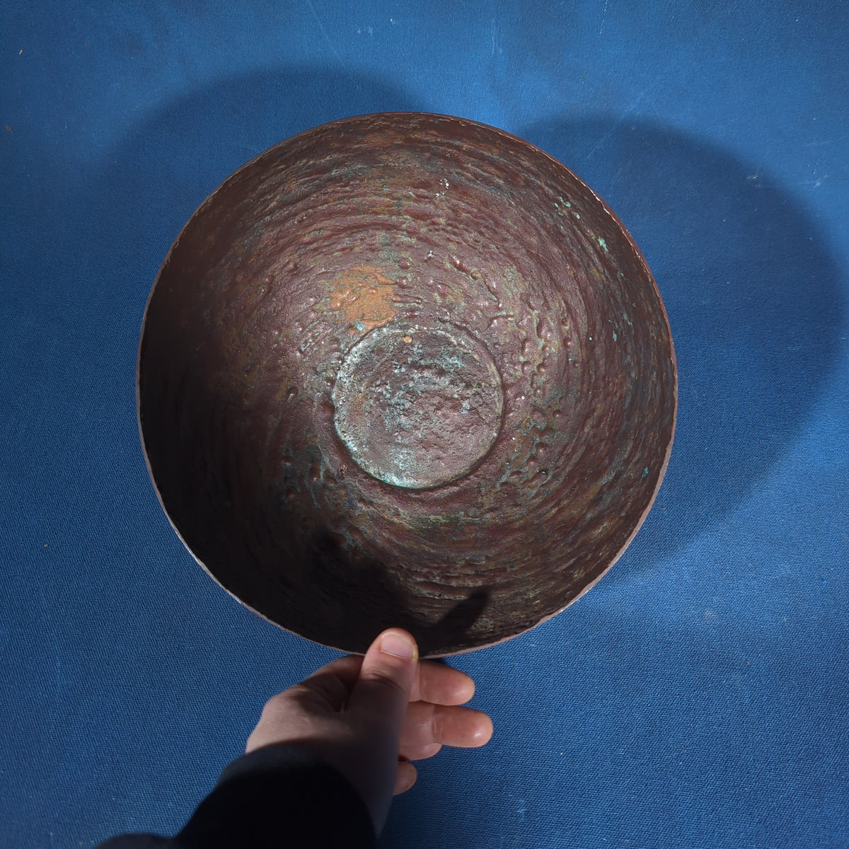 Vintage Hammered Copper Bowl