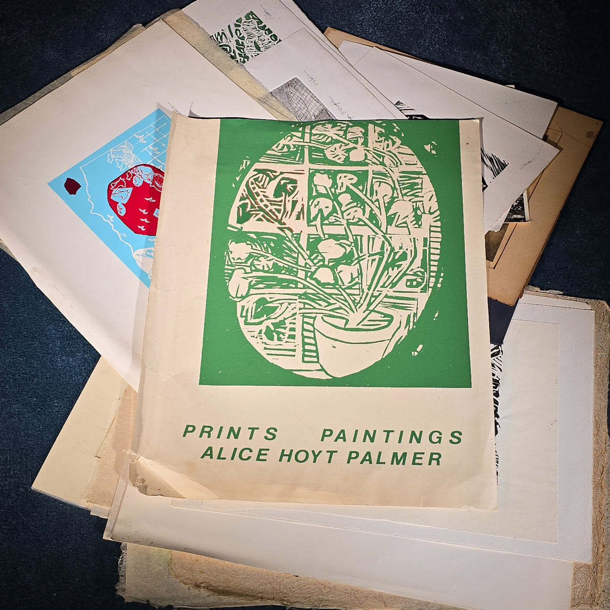 Grouping of Vintage Unframed Prints by Alice Hoyt Palmer including Artist's Proofs and Numbered Editions, with Additional Prints by Other Artists