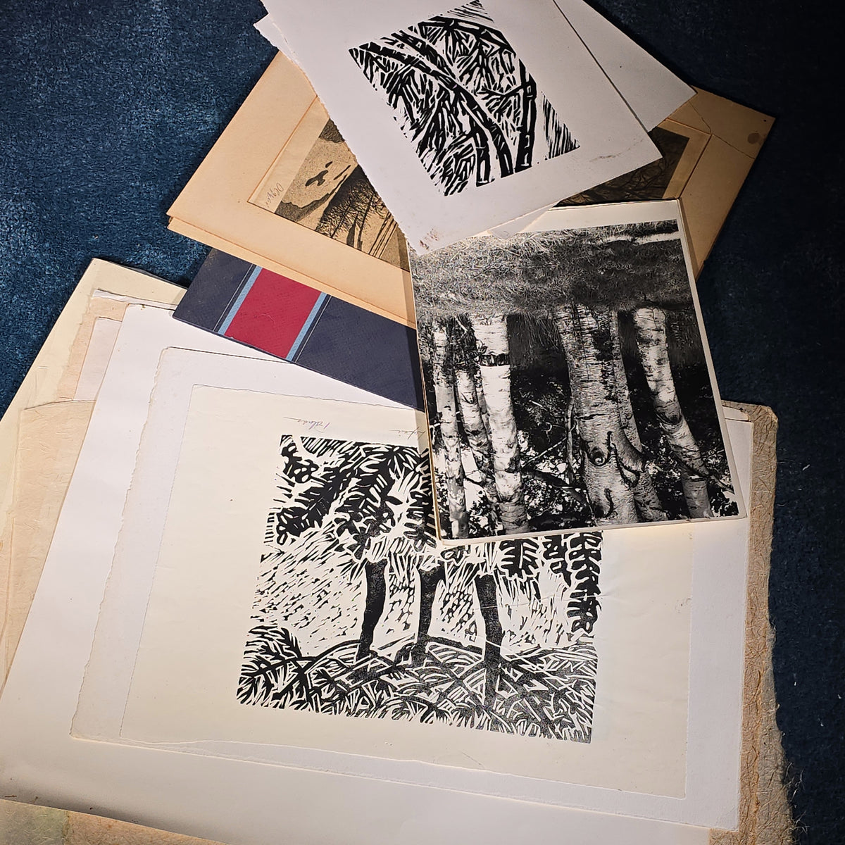 Grouping of Vintage Unframed Prints by Alice Hoyt Palmer including Artist's Proofs and Numbered Editions, with Additional Prints by Other Artists