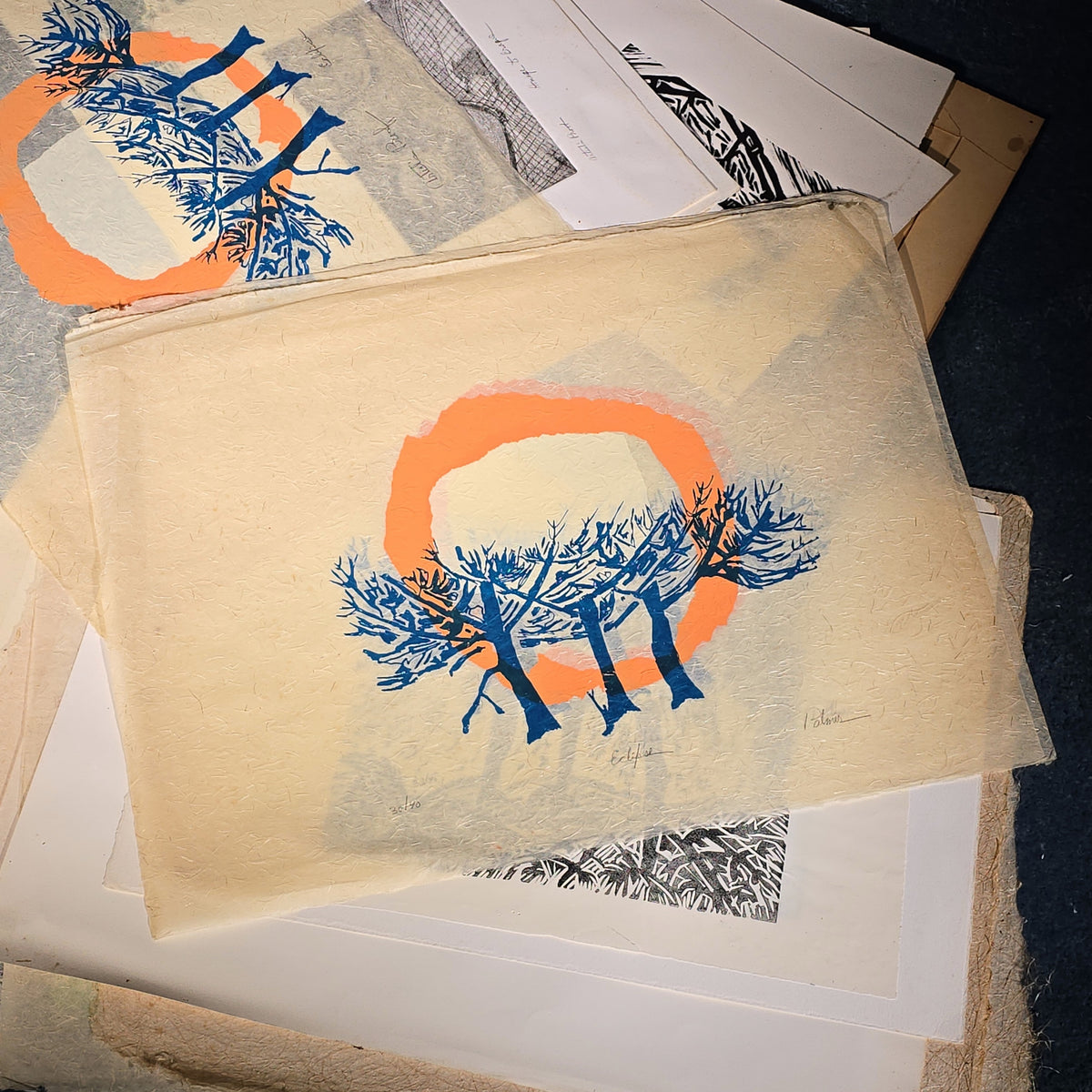 Grouping of Vintage Unframed Prints by Alice Hoyt Palmer including Artist's Proofs and Numbered Editions, with Additional Prints by Other Artists