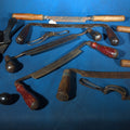 Lot 124 - Grouping of 10 Antique and Vintage Draw Knives and Spokeshaves Including Stanley