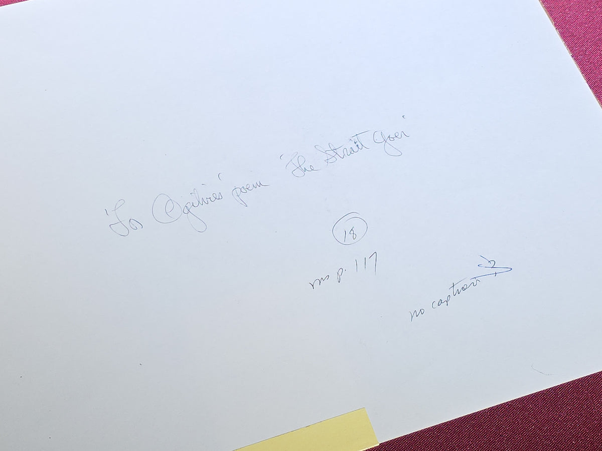 Grouping of Six Vintage Original Pen and Ink Drawings on Paper by C.W. Anderson, Equestrian Subjects with Verso Notations for Book Publication