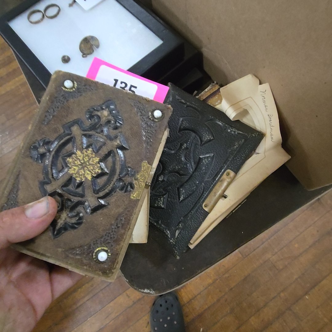 pair of Victorian photo albums
