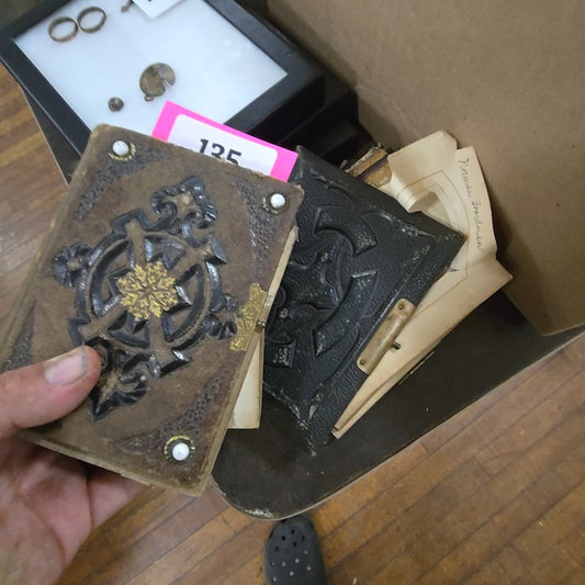 pair of Victorian photo albums