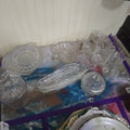 Lot 052 - Mixed Grouping of Miscellaneous Clear Glass