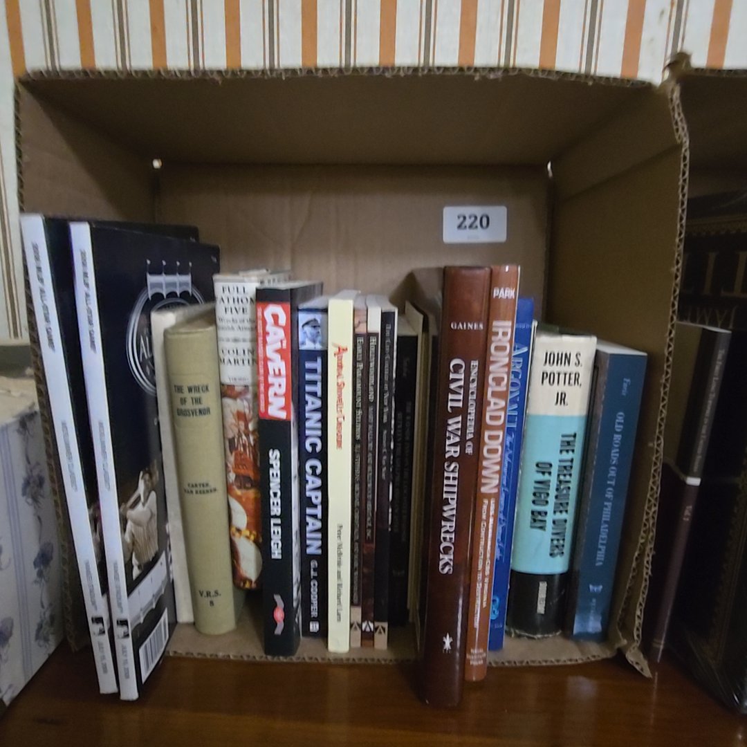 Fox lot of books, Titanic and more