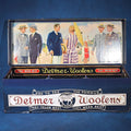 Lot 110 - Vintage Detmer Woolens Advertising Store Display Sample Box with Beach Scene Lithograph, Model D 1h, 29" L