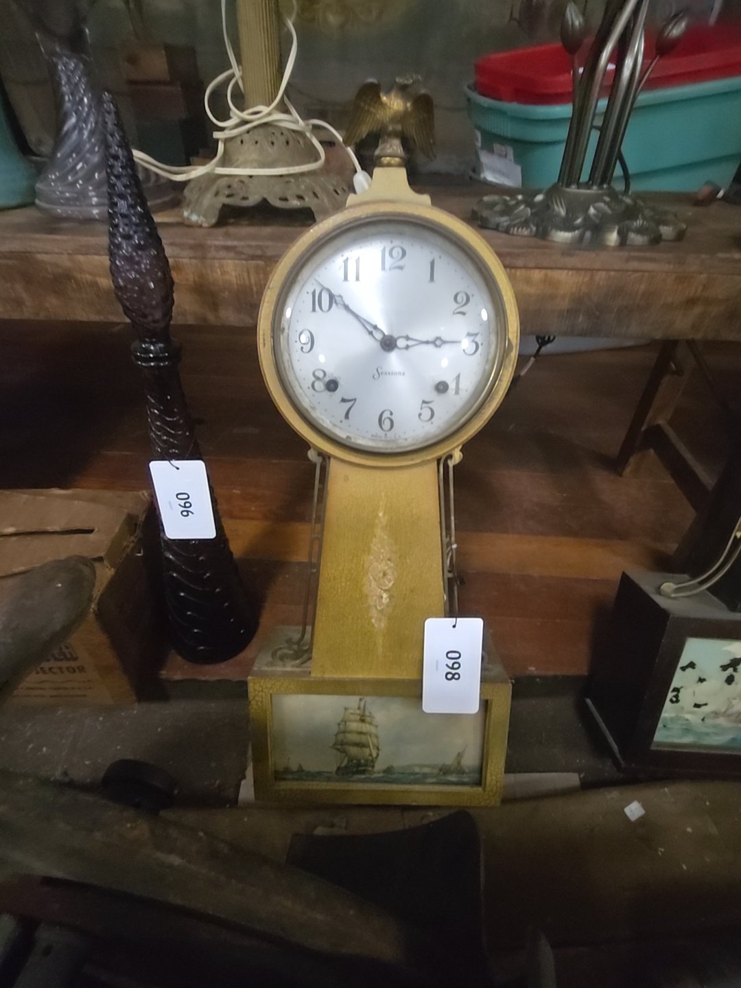 vintage sessions Americana wall clock
