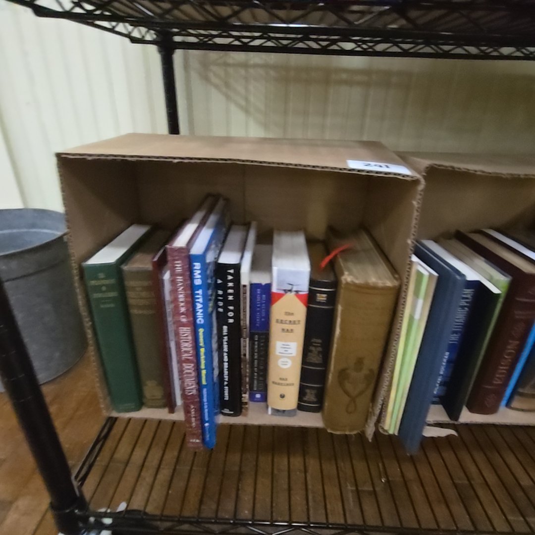 box lot of books, the secret war, Columbia university, and more
