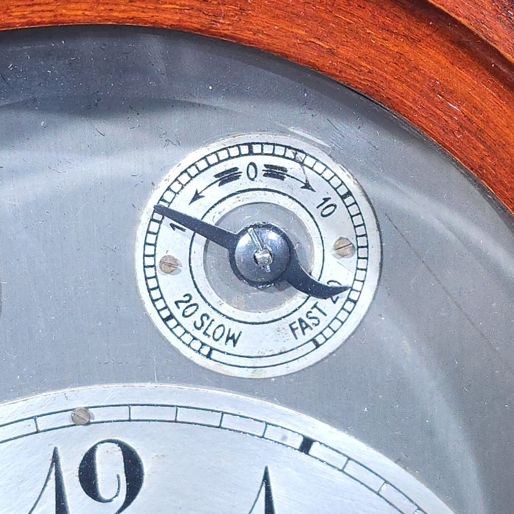 Antique German Mahogany Beehive Mantel Clock with Chime, Manufactured by Junghans, with Key and Pendulum