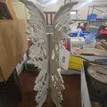 Lot 025 - Modern Cast Iron White Painted Pedestal
