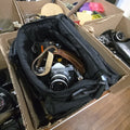 Lot 196 - Box Lot with Camera and Accessories
