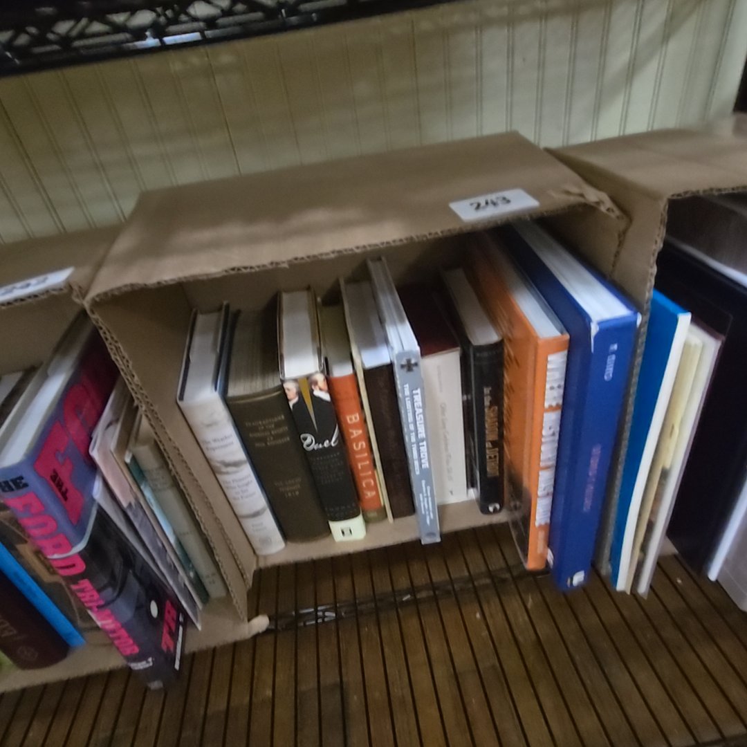 box lot of books