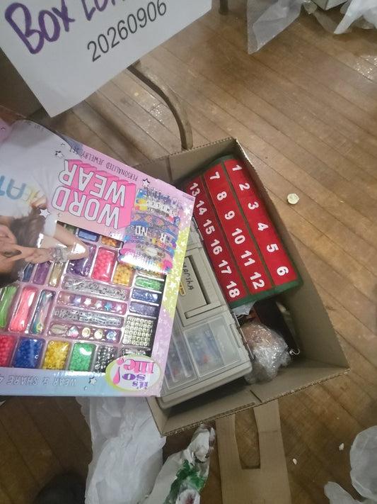 box of modern jewelry making supplies
