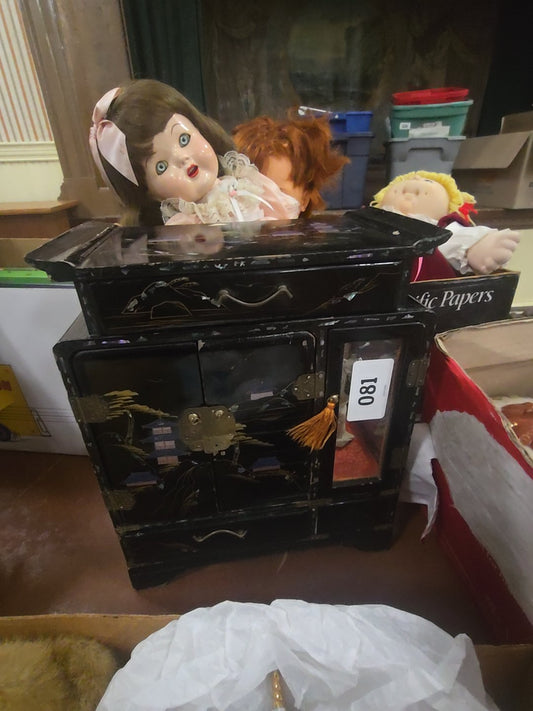 vintage Asian jewelry box